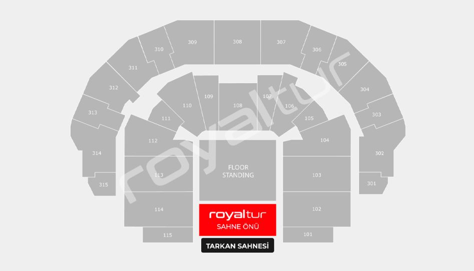 Tarkan Konseri Özel Dubai Turu - Golden Circle  ( Sahne Önü ) Bilet Pegasus ile 3 gece